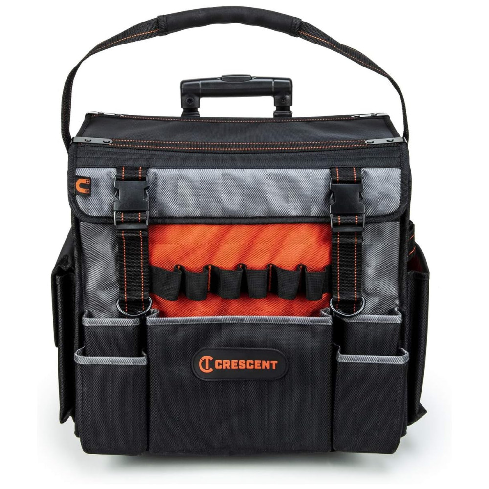 ECTQJZRLB8780B_2-1.jpg - Bolsa de Ferramentas Organizadora com Rodas e 35 Compartimentos CRESCENT CTBR1850 Preto