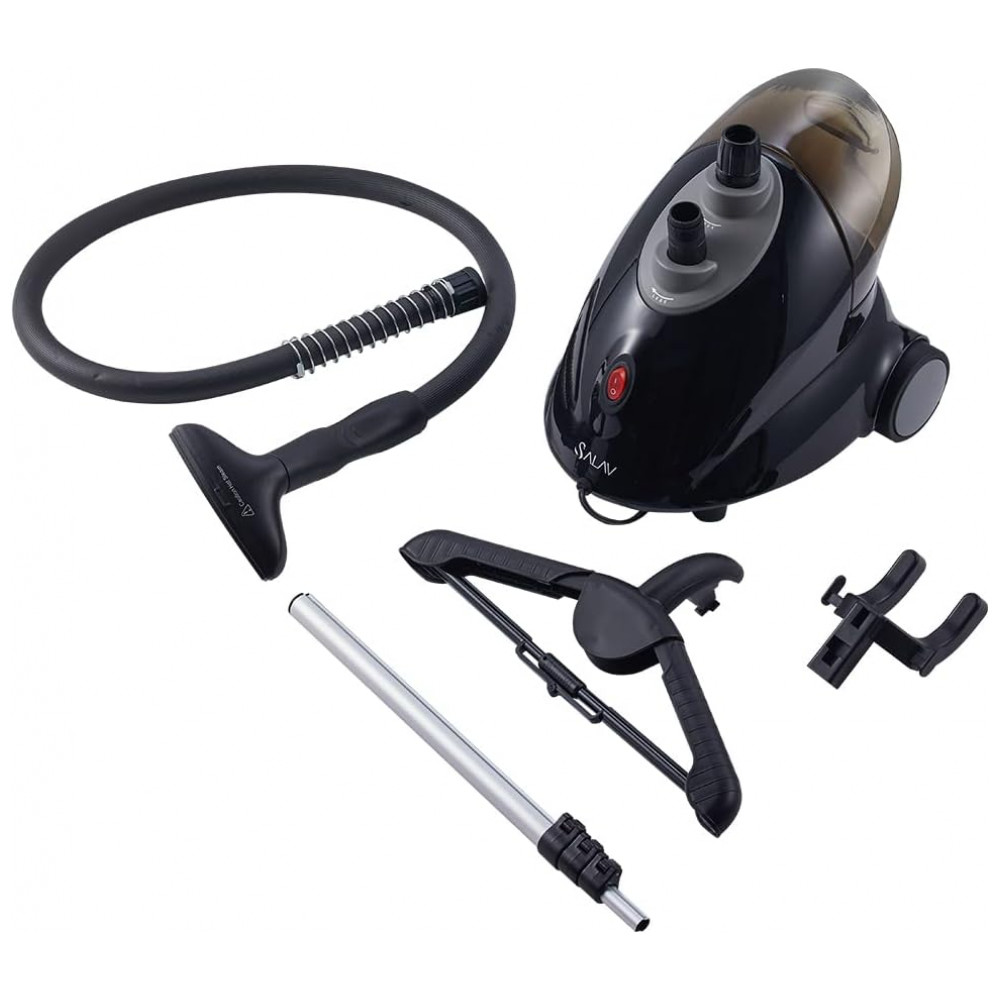 ECTQK6BC9Y570B_10-1.jpg - SALAV GS18DJ Steamer de Roupas com Reservatório de 1,8L e Rodas para Movimentação Fácil - 1500 watts Preto