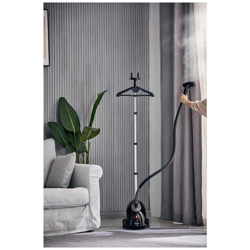 ECTQK6BC9Y570B_9-1.jpg - SALAV GS18DJ Steamer de Roupas com Reservatório de 1,8L e Rodas para Movimentação Fácil - 1500 watts Preto