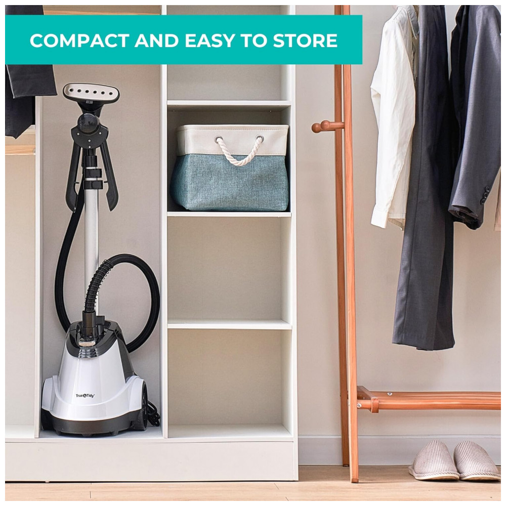 ECTQK93Z16VC0B_4-1.jpg - True Tidy Passadeira,Steamer e Vaporizador Vertical para Roupas Comerciais de Tamanho Completo,