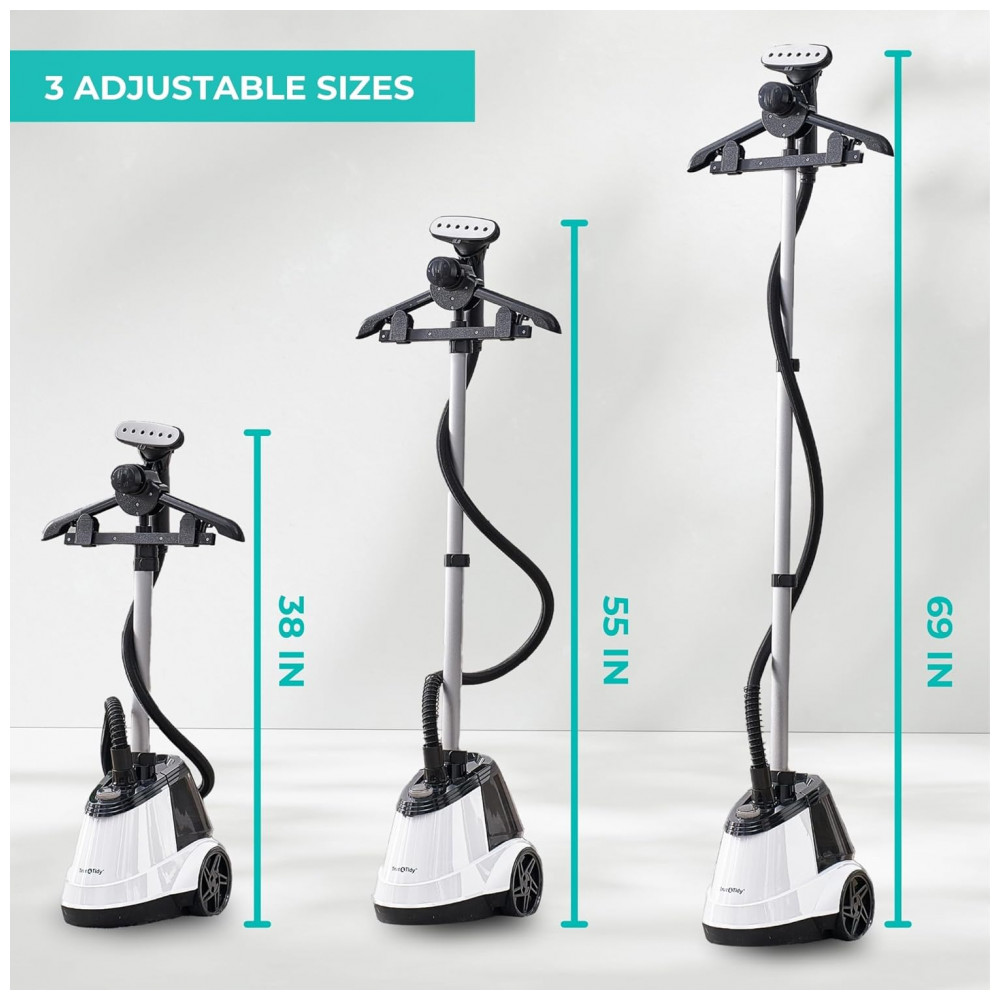 ECTQK93Z16VC0B_6-1.jpg - True Tidy Passadeira,Steamer e Vaporizador Vertical para Roupas Comerciais de Tamanho Completo,