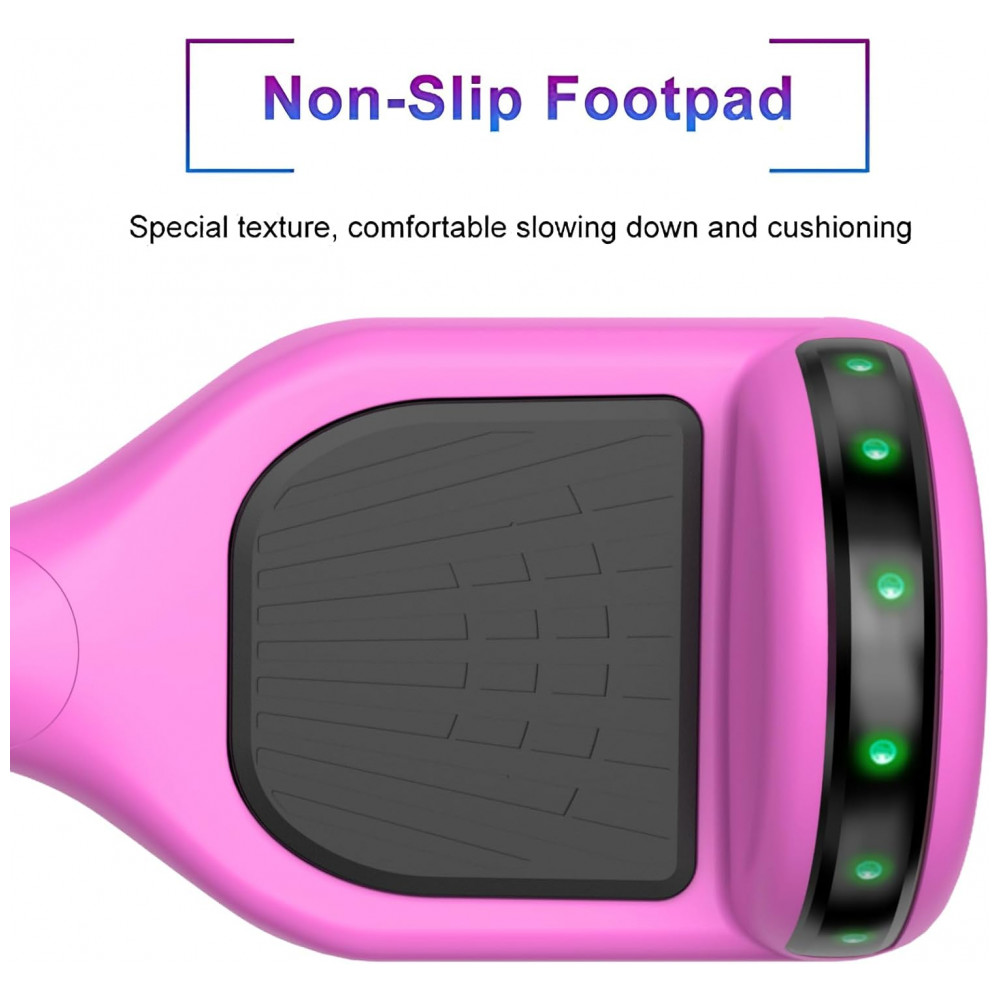 ECTQKG8VSMRF0B_3-1.jpg - Hoverboard SISIGAD para Crianças de 6 a 12 Anos, com Alto-falante Bluetooth Integrado e Rodas com Luzes Coloridas de 6,5 Polegadas