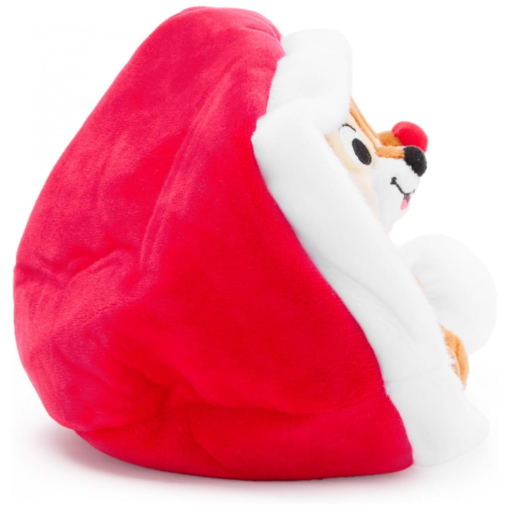 ECTQKPZQ83SF0B_3-1.jpg - Conjunto Pelúcia Chip 'n Dale Disney Store Natal 2025, 5 Polegadas, Dupla em Chapéu de Papai Noel, Com Detalhes Bordados