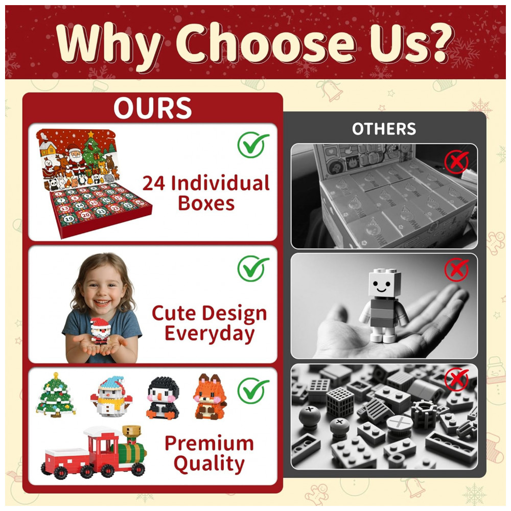 ECTQKVKJ5DPF0B_2-1.jpg - Kit de Construção Calendário do Advento 2025 com Blocos, 24 Dias de Contagem Regressiva para o Natal com 4386 Peças Micro Blocos,RubyPop,