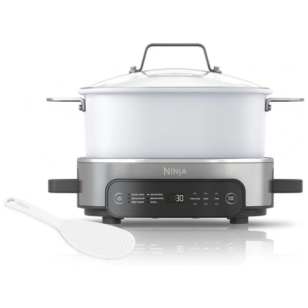ECTQL4C4J6VF0B_0-1.jpg - Ninja Foodi 615 litros Everyday MultiCooker Pro MC1100 - Sistema Versátil 8 em 1 Panela multifuncional que substitui 10 utensílios de cozinha em aço inox