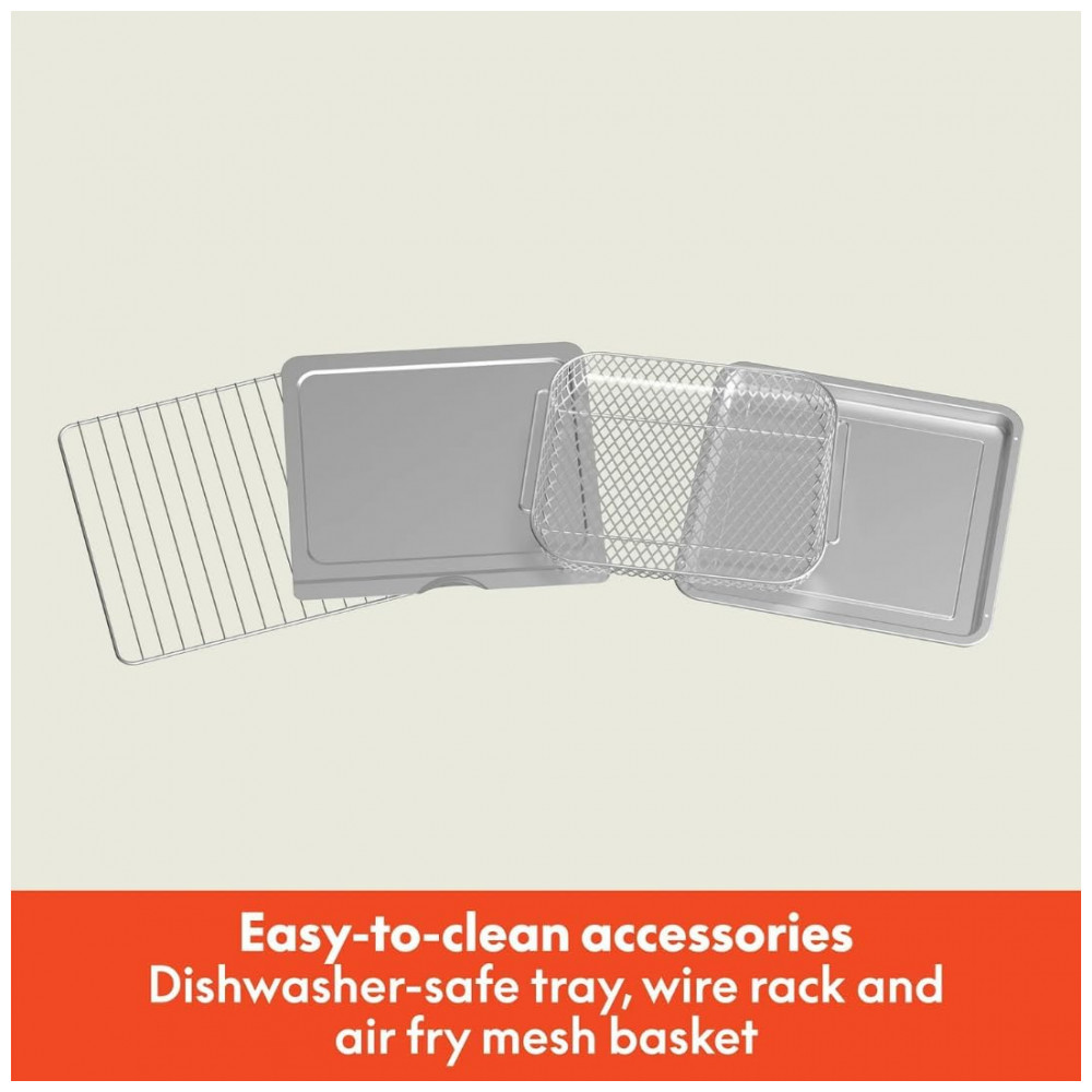 ECTQL7DW3RJF0B_6-1.jpg - Forno Elétrico Air Fryer 15L 7 em 1, 1700W, Convecção, Temperatura até 232°C, Porta Vidro Temperado, Timer 60min, Acessórios Inclusos