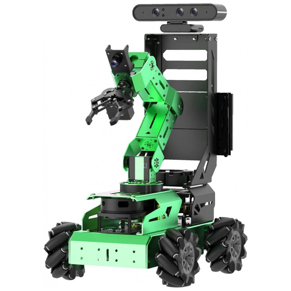 ECTQLCJLZV2C0B_0-1.jpg - Hiwonder JetAuto Pro ROS2 – Robô Autônomo com Braço Robótico de 5DOF, Lidar, Câmera 3D e Tela Touch 7" – Kit Avançado com NVIDIA Jetson Nano