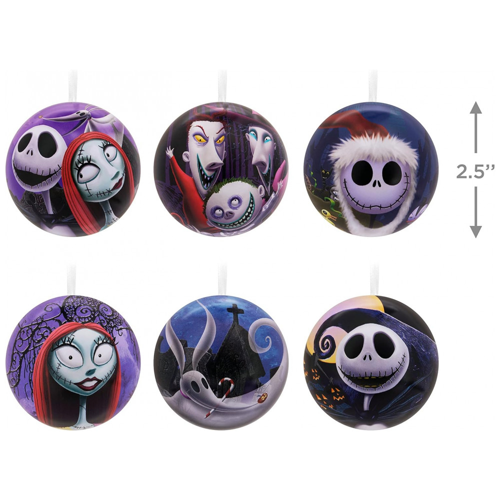 ECTQLG46NQZB0B_3-1.jpg - Conjunto de 12 Bolas Natalinas Hallmark Disney Tim Burton O Estranho Mundo de Jack, Metal Inquebrável 6,35 cm
