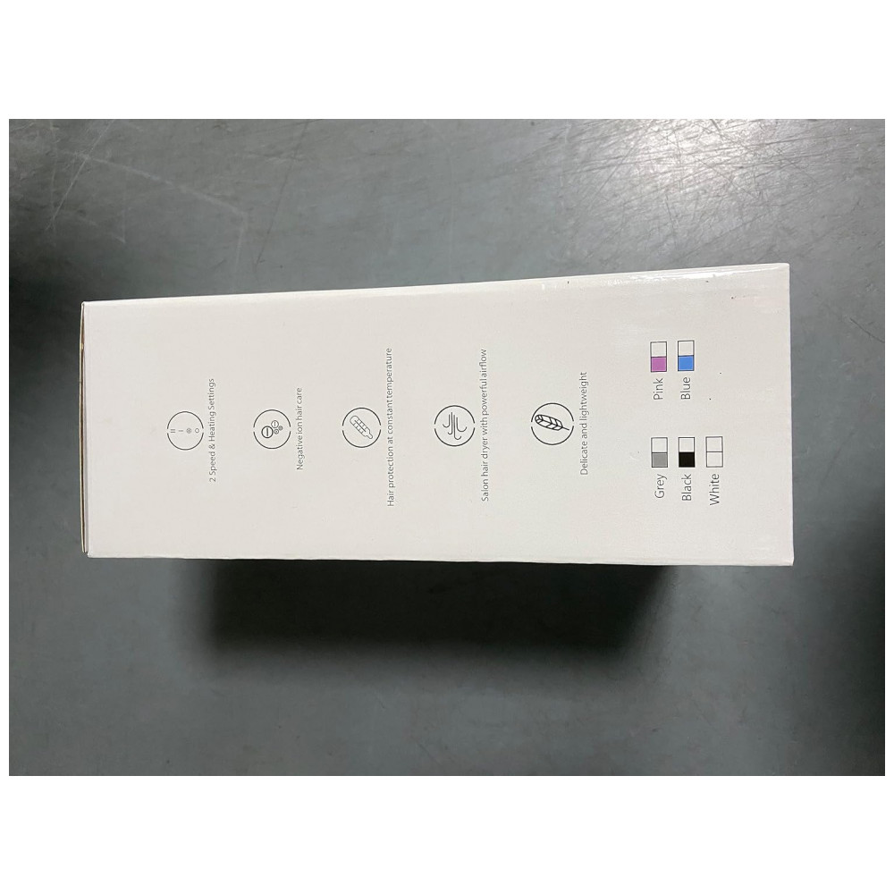 ECTQLMK1RS680B_10-1.jpg - Secador de Cabelo Profissional Ionic slopehill, Potente 1800W Secagem Rápida Baixo Ruído com 2 Bocais Concentradores e 1 Difusor para Casa Salão Viage