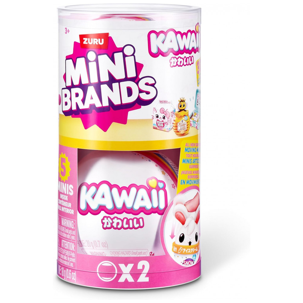 ECTQLPGXZNBD0B_1-1.jpg - Mini Brands Kawaii Capsule ZURU Kit 2 Unidades Miniaturas Surpresa Temática Japonesa Scented Slime Interativo Plástico Colecionável