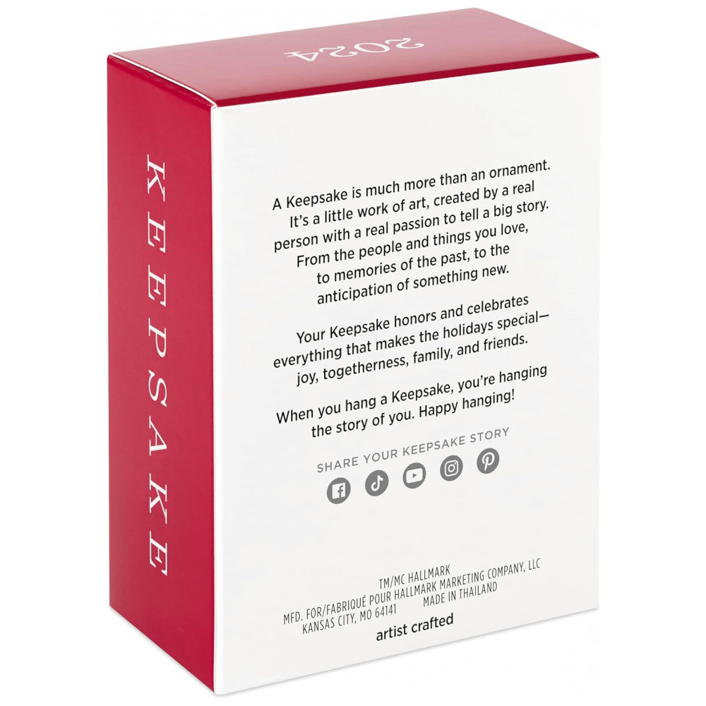 ECTQM2Z1G9XC0B_3-1.jpg - Enfeite de Natal Hallmark Keepsake, Disney Kingdom Hearts 2 Rei Mickey, Plástico 3,6x6,3x4,7 cm Preto