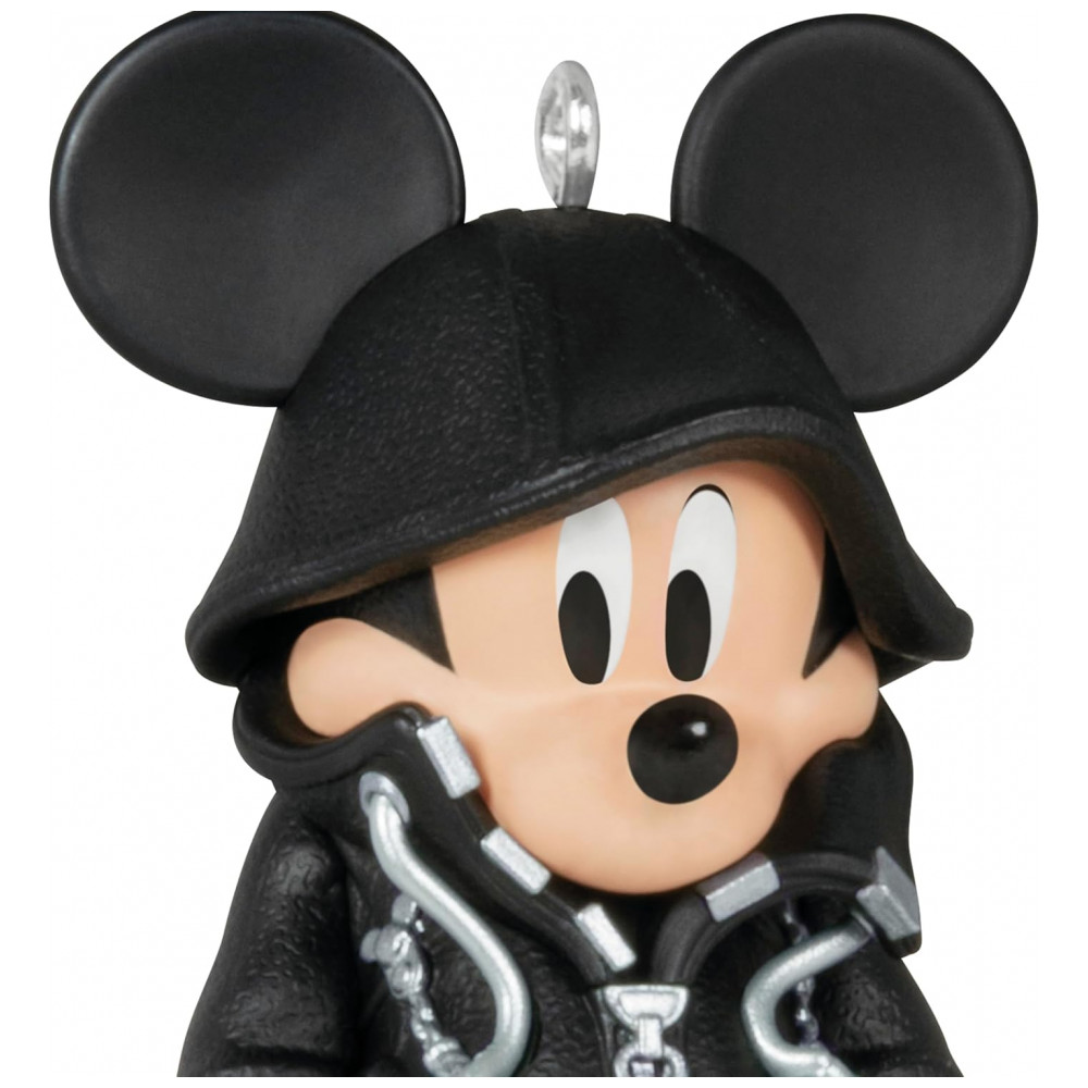 ECTQM2Z1G9XC0B_6-1.jpg - Enfeite de Natal Hallmark Keepsake, Disney Kingdom Hearts 2 Rei Mickey, Plástico 3,6x6,3x4,7 cm Preto