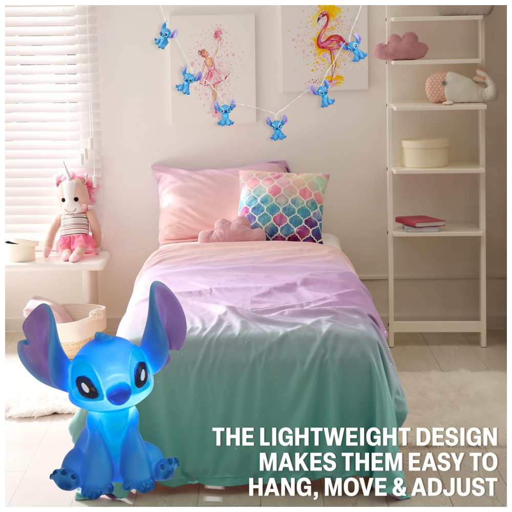 ECTQM7HBW87D0B_3-1.jpg - Luzes de corda LED Disney Stitch com 10 unidades, decoração interna, luz branca, pilhas AA (não inclusas)