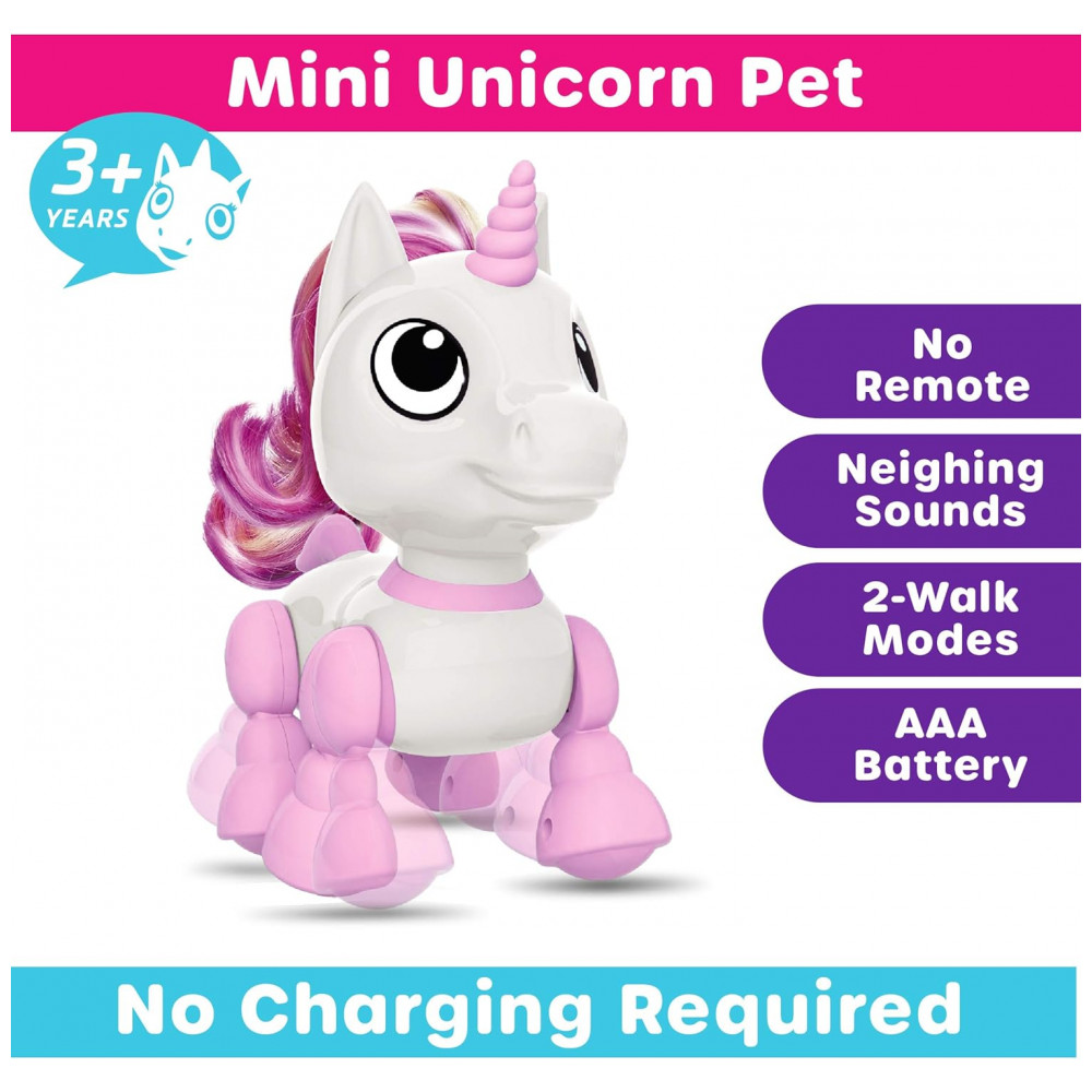 ECTQM8TQ6LR80B_4-1.jpg - Robo Pets Unicorn Rosa – Conjunto com 2 Unicórnios Robôs Interativos para Crianças a Partir de 3 Anos