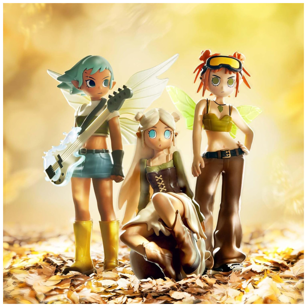 Blind Box,Conjunto de 12 Bonecos POP MART Peach Riot Punk Fairy, Caixa Surpresa, Brinquedos de Ação com Design Variado, Coleção Divertida - Imagem 5