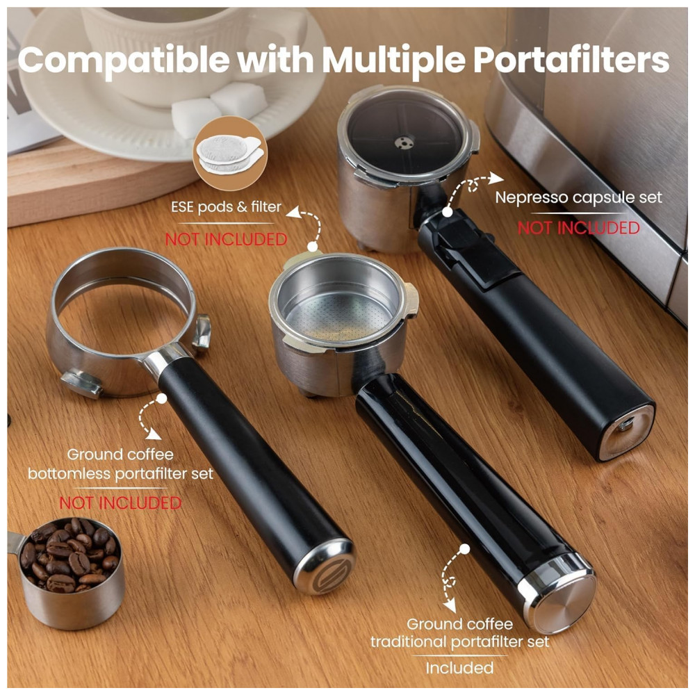 ECTQMCVZDM2D0B_7-1.jpg - Máquina de Espresso 20 Bar, Frother Automático, Controle NTC, Pré-Infusão, Gevi, Inox, Prata, 110V