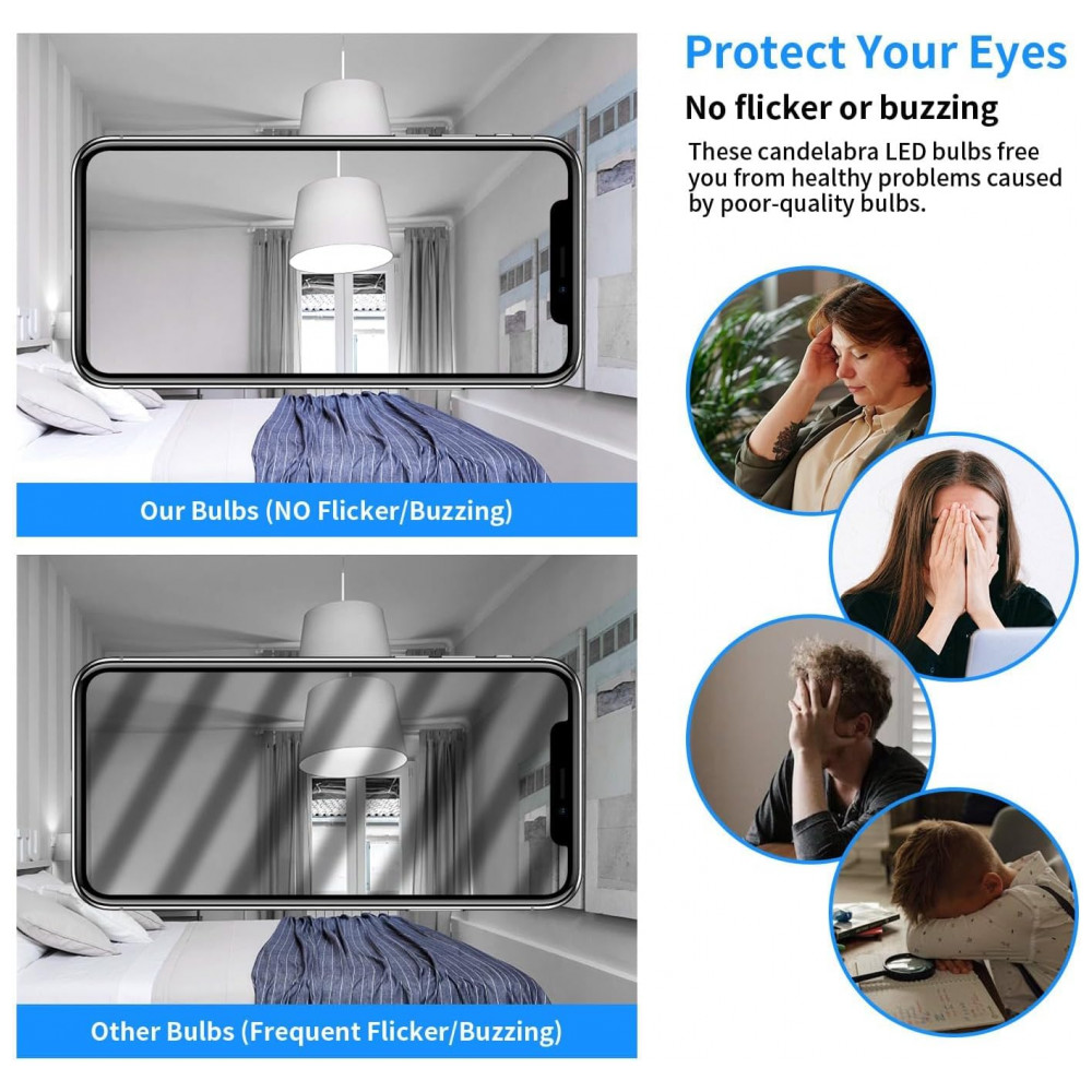 ECTQMCY6T34F0B_4-1.jpg - Lâmpadas LED 20W (4 un) 2500 lúmens 6000K luz branca fria, soquete E26/E27, equivalente 200W, para ventilador, casa, garagem, galpão,HJFF