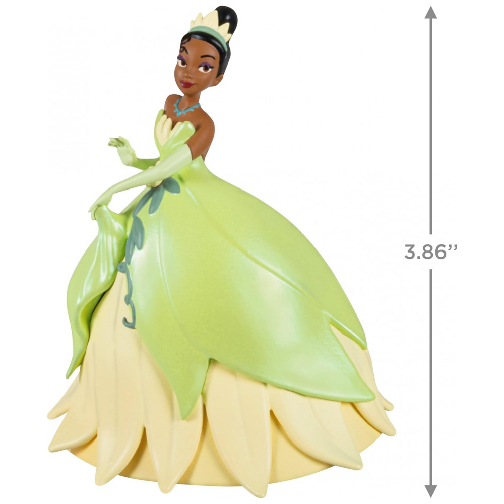 ECTQMGRXK9XC0B_4-1.jpg - Ornamento de Natal Hallmark Keepsake Disney Princess and the Frog - 15º Aniversário da Princesa Tiana