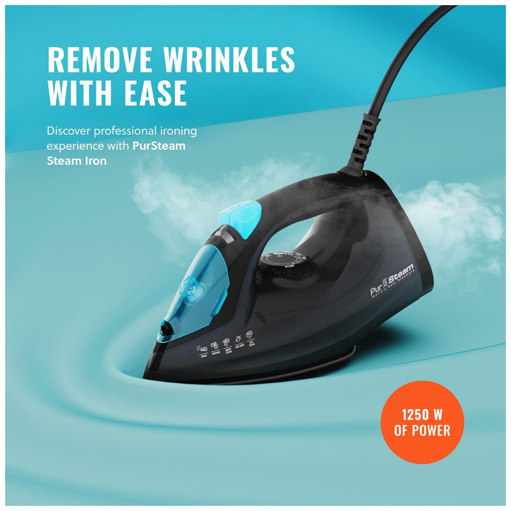 ECTQML5G5ZKD0B_1-1.jpg - Ferro a Vapor PurSteam Professional 1250W: Potente e EficientePurSteam World's Best Steamers