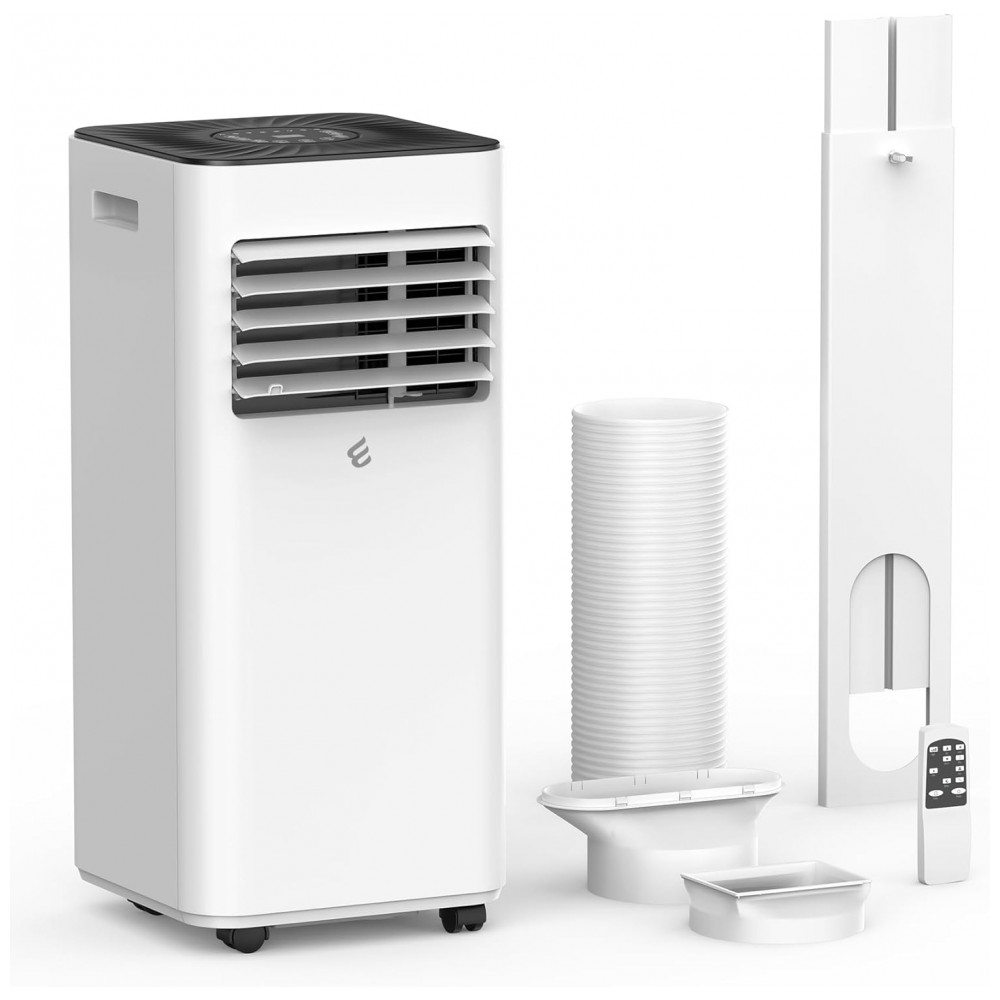 ECTQMN7MGHTB0B_0-1.jpg - Ar-condicionado Portátil 10.000 BTU, com Controle Remoto, Para Ambientes de até 41,81 metros quadrados - 3 em 1 com Desumidificação, Circulação de Ar, Air Future