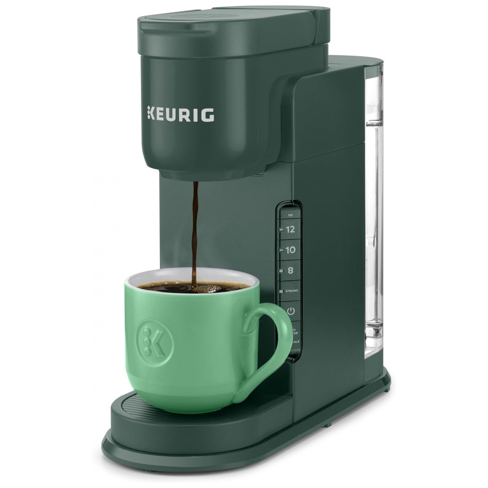 ECTQMPS6CSHF0B_0-1.jpg - Cafeteira Keurig KExpress Single Serve KCup Pod, 3 Tamanhos de Preparo, Botão Strong, Reservatório Removível 42oz, Verde Evergreen