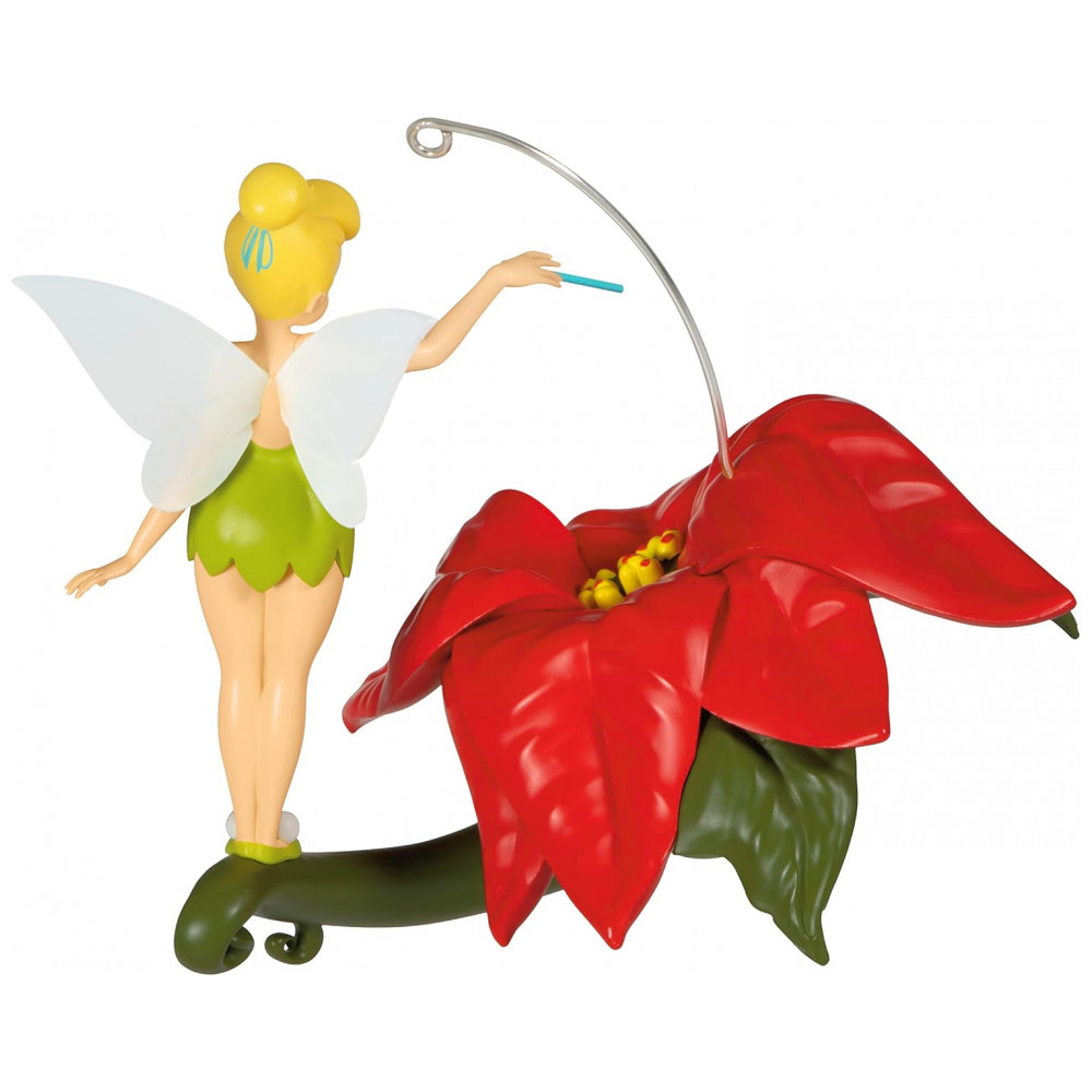 ECTQMPSWPQZB0B_1-1.jpg - Enfeite Natalino Hallmark Keepsake Disney Tinker Bell Flor de Natal "Pixie-Dusted Poinsettia" Iluminado Plástico 12,2x9,6x7,6 cm