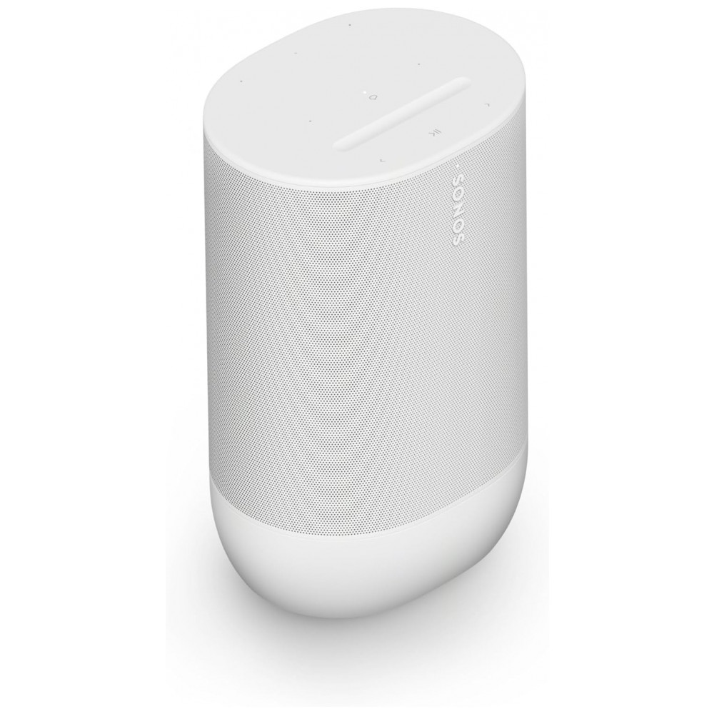 ECTQMSZHJGGC0B_0-1.jpg - Sonos Move Caixa de Som Portátil Wireless com Bluetooth, Som Estéreo, IP56, Alexa, Google Assistant, Bateria Longa Duração – Branco Fosco