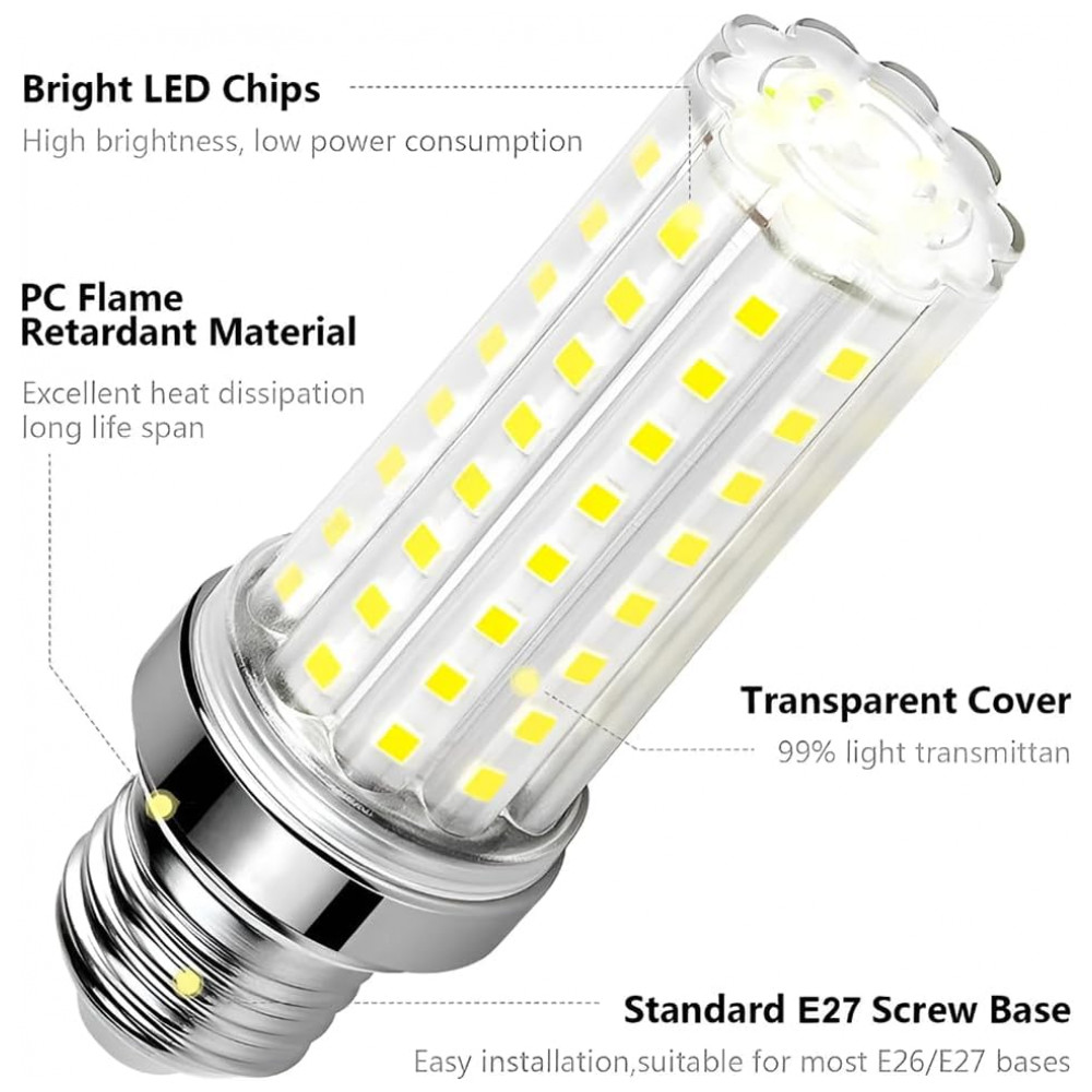 ECTQMVHL4Q9D0B_2-1.jpg - Kit 6 Lâmpadas LED Milho E27 20W 3000K Luz Quente Econômicas para Iluminação Residencial Comercial Lojas e Ambientes InternosYNiuniunnq