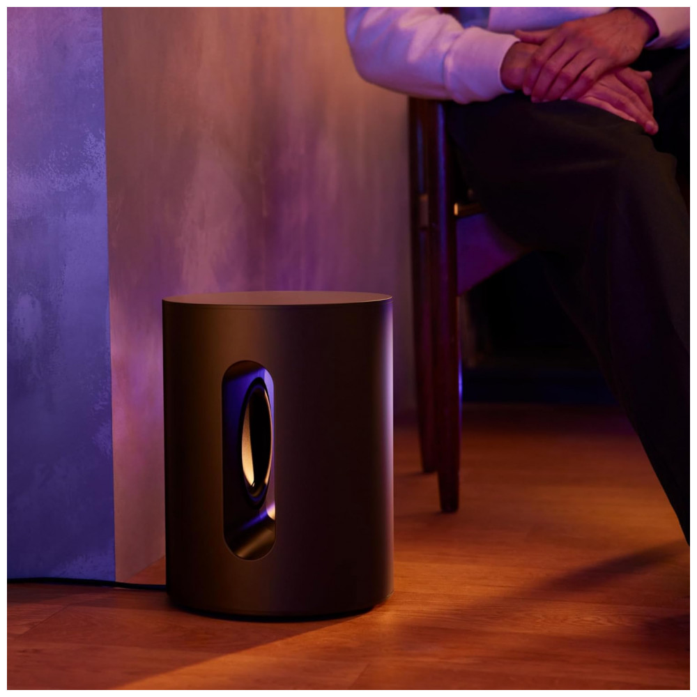 ECTQMY27VJGB0B_5-1.jpg - Sonos Sub Mini Subwoofer Wireless Compacto com Graves Profundos, Design Moderno e Elegante – Preto Fosco
