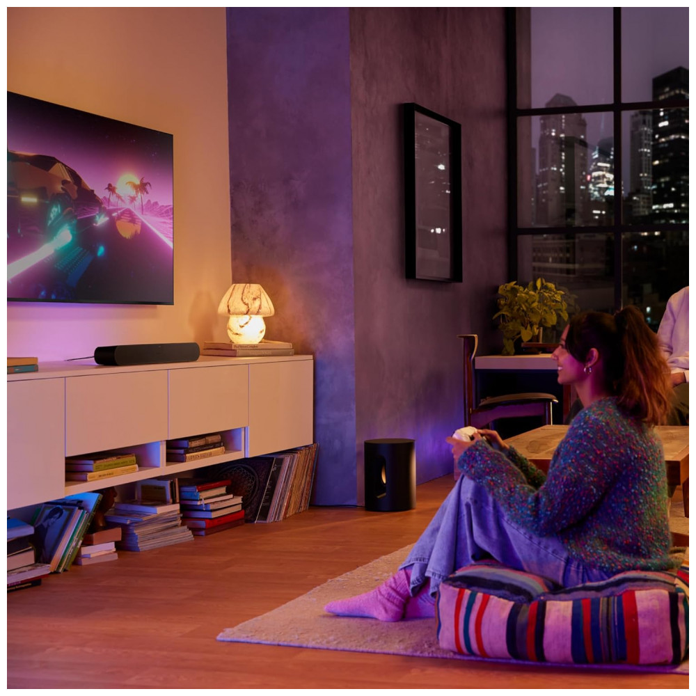 ECTQMY27VJGB0B_6-1.jpg - Sonos Sub Mini Subwoofer Wireless Compacto com Graves Profundos, Design Moderno e Elegante – Preto Fosco