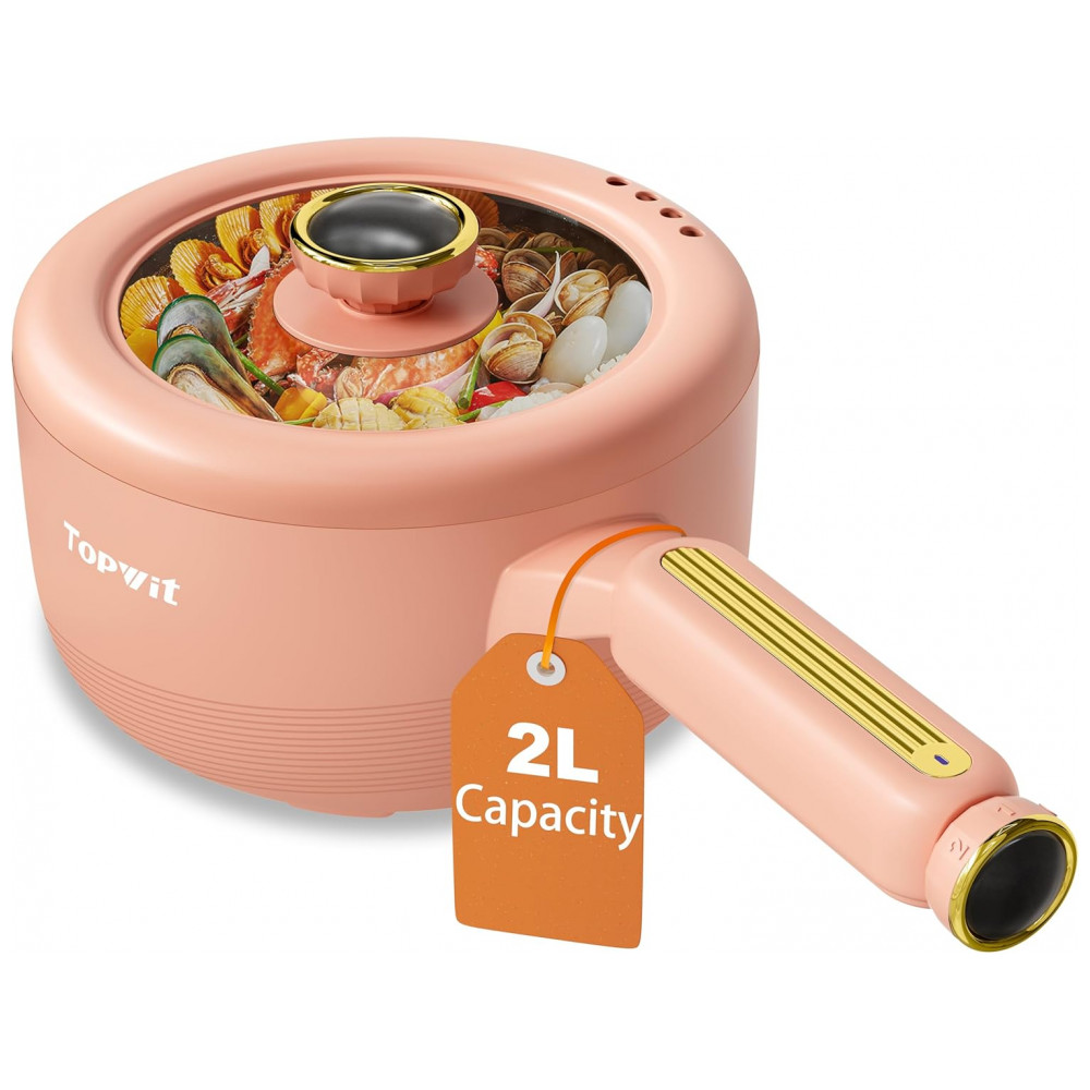 ECTQN8R5JGHD0B_0-1.jpg - TopWit Panela Elétrica Portátil 2L com Revestimento Antiaderecente Controle Duplo de Potência e Espátula de Silicone Pêssego