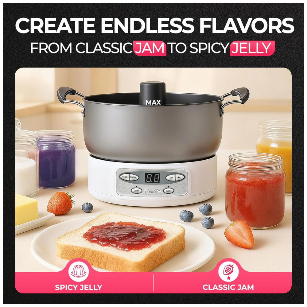 ECTQN8RX2XPF0B_7-1.jpg - Máquina Automática para Geléia 1000W, 2L por Lote SmartStir - Faça Deliciosas Geleias Caseiras Facilmente,Sxmprail