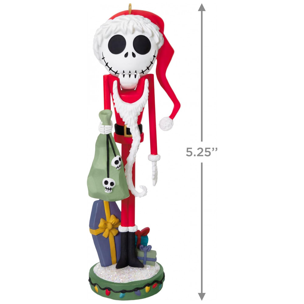 ECTQNCCXQGPD0B_3-1.jpg - Enfeite Natalino Hallmark Keepsake 2025 Disney O Estranho Mundo de Jack Jack Skellington Papai Noel Nutcracker, 4,4 x 13,3 x 3,8cm