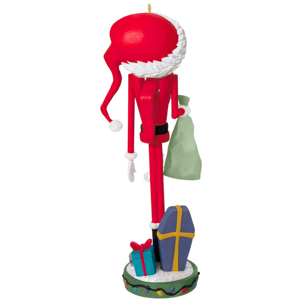 ECTQNCCXQGPD0B_5-1.jpg - Enfeite Natalino Hallmark Keepsake 2025 Disney O Estranho Mundo de Jack Jack Skellington Papai Noel Nutcracker, 4,4 x 13,3 x 3,8cm
