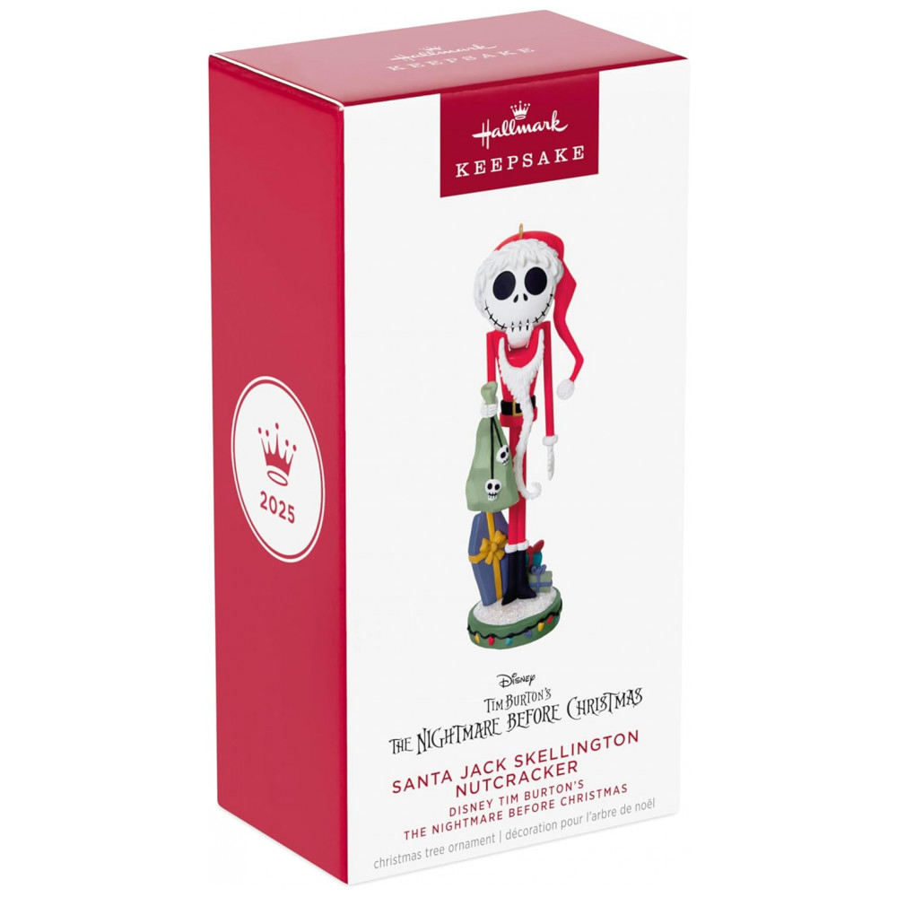 ECTQNCCXQGPD0B_6-1.jpg - Enfeite Natalino Hallmark Keepsake 2025 Disney O Estranho Mundo de Jack Jack Skellington Papai Noel Nutcracker, 4,4 x 13,3 x 3,8cm