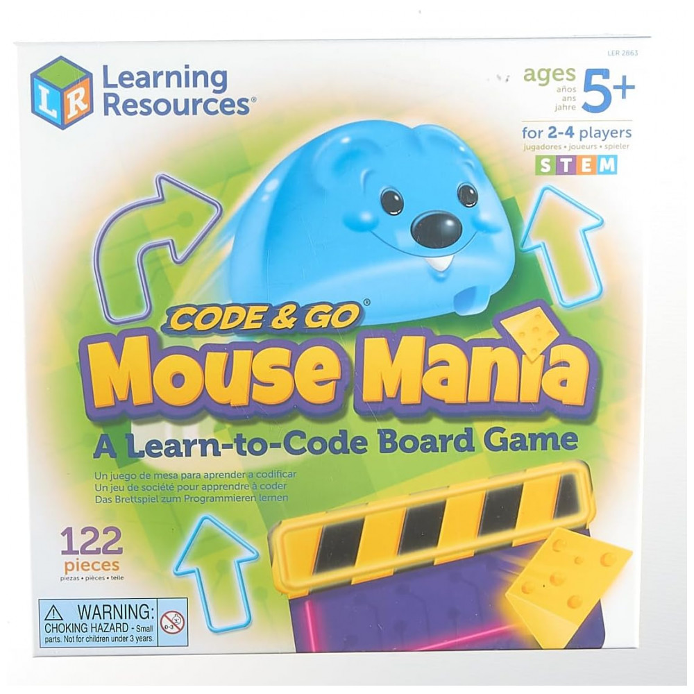 Learning Resources Code & Go Mouse Mania – Jogo de Tabuleiro Educacional, Programação e Pensamento Crítico para Crianças a partir de 5 anos - Imagem 5