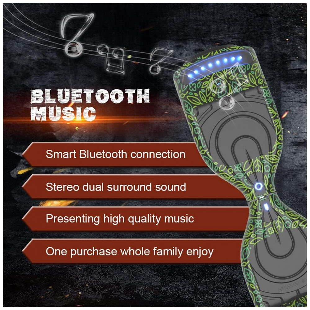 ECTQNXYW4B390B_3-1.jpg - Hoverboard Certificado HS2.01 Green Life com Rodas LED Flash, Bluetooth e Luzes LED