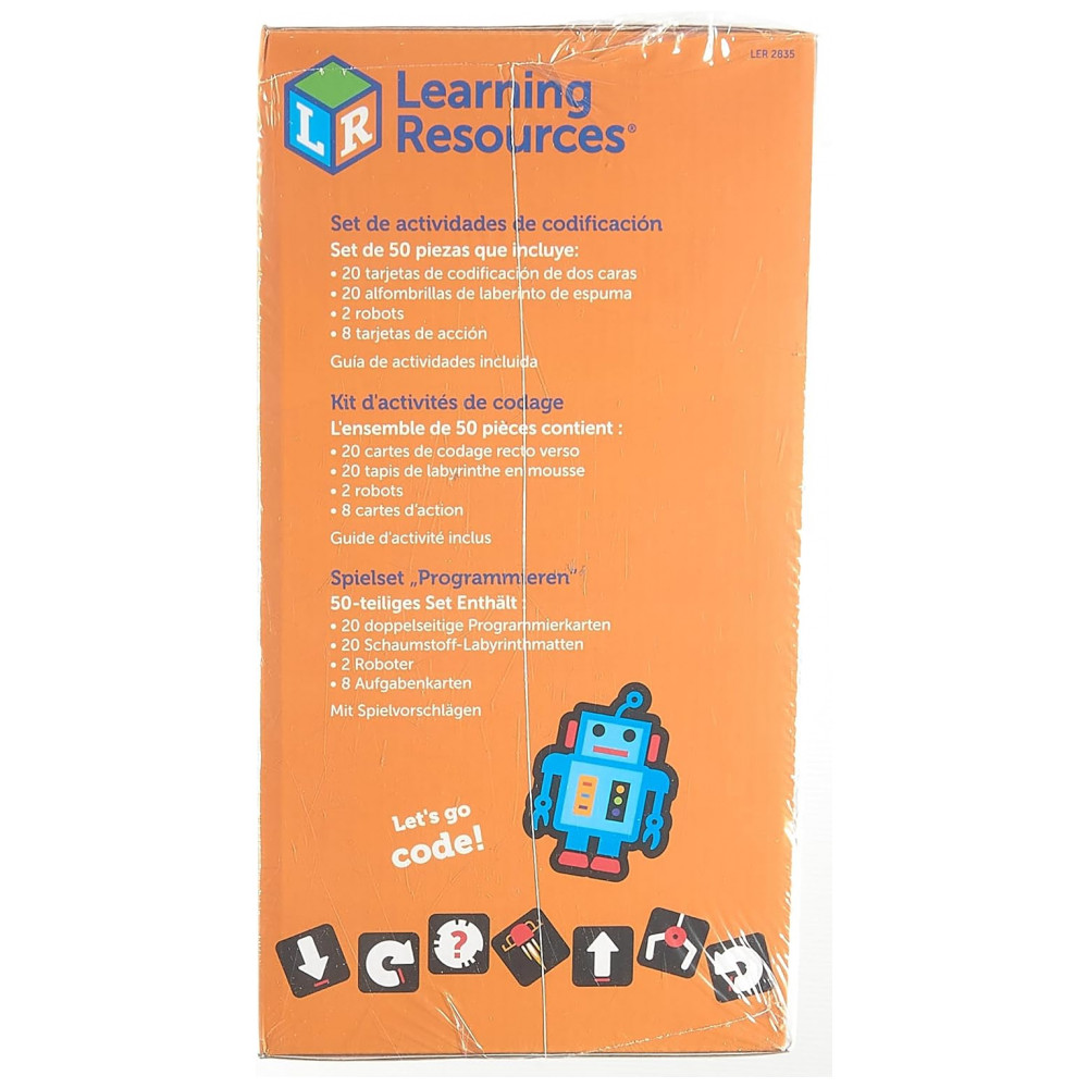Kit Atividades Learning Resources Let’s Go Code! – 50 Peças para Crianças 5+, Introdução Lúdica à Programação e Habilidades STEM - Imagem 10
