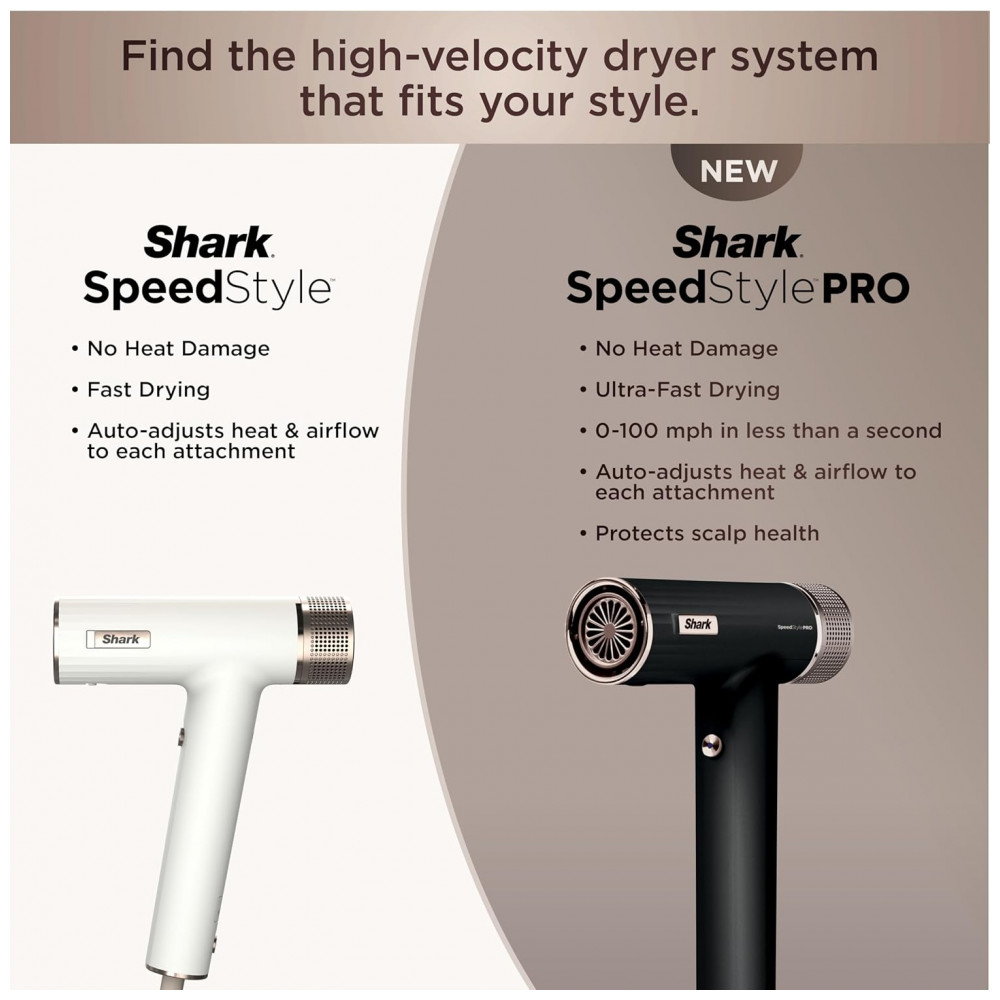 ECTQP4H78ZDD0B_10-1.jpg - Secador de Cabelo de Alto Desempenho Profissional Shark SpeedStyle Pro com Sistema de Proteção do Couro Cabeludo e Suite de Secagem IQ Speed Styling,