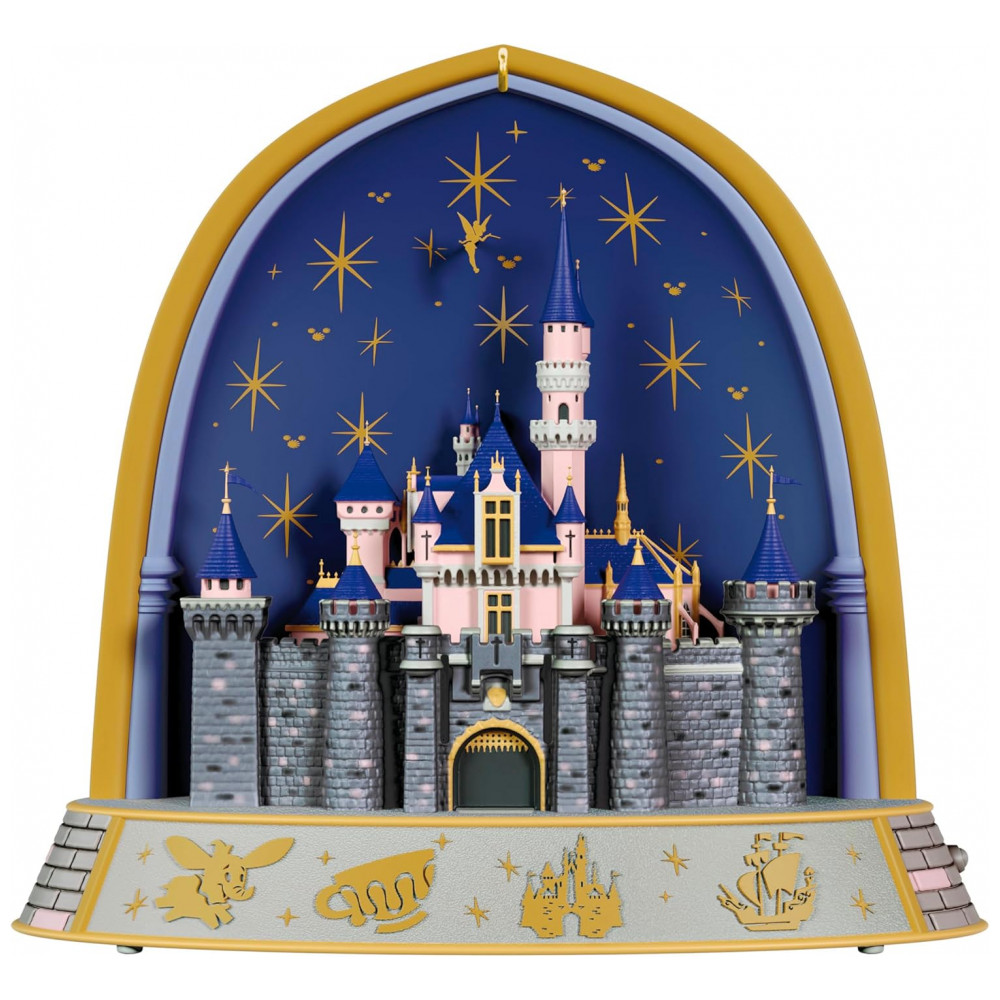 ECTQPMRCB3RD0B_0-1.jpg - Enfeite de Natal Hallmark Keepsake Disney 2025, 70º Aniversário da Disneyland Uma Celebração Mágica Musical com Luz, Castelo da Bela Adormecida