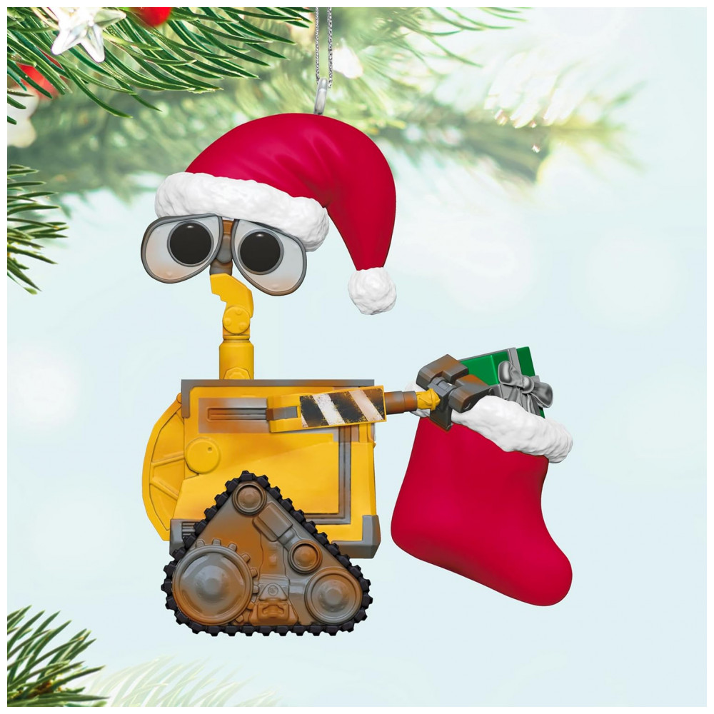 ECTQPNRG73RD0B_2-1.jpg - Enfeite Natalino Hallmark Keepsake 2025 Disney/Pixar Wall-E, Plástico, 5,7 x 7 x 5,7cm
