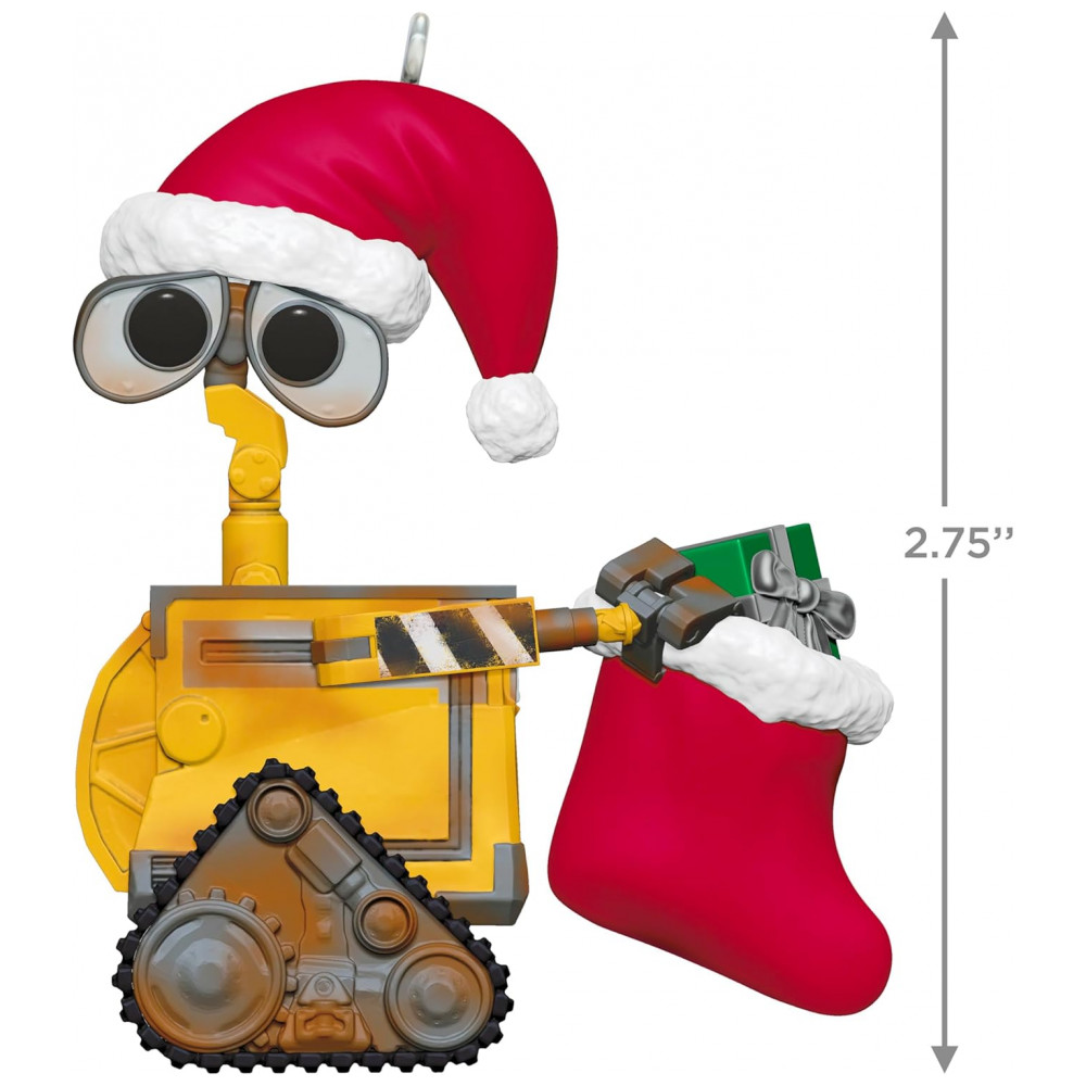 ECTQPNRG73RD0B_3-1.jpg - Enfeite Natalino Hallmark Keepsake 2025 Disney/Pixar Wall-E, Plástico, 5,7 x 7 x 5,7cm
