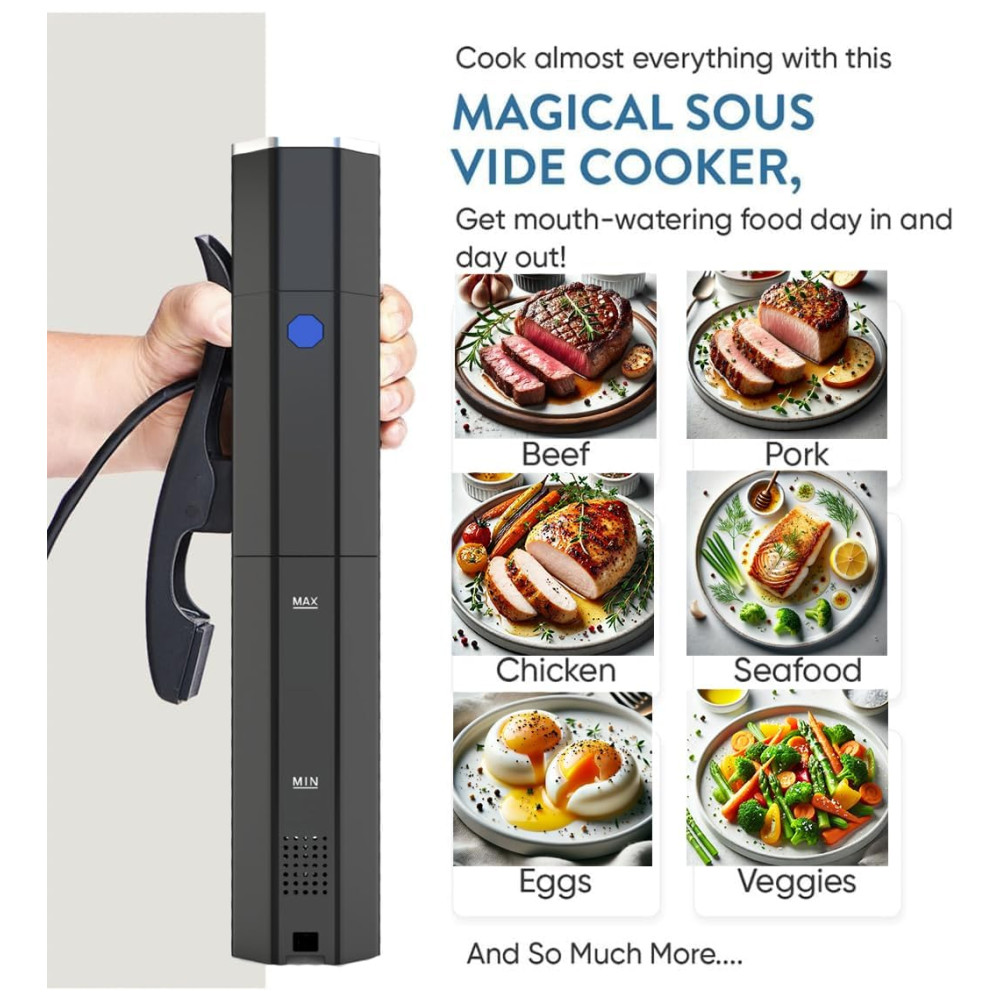 ECTQPSWKMBF80B_1.jpg - Termocirculador Elétrico Ultra Silencioso para até 18L 1000W 110v YEDI HOUSEWARE GV024 Preto