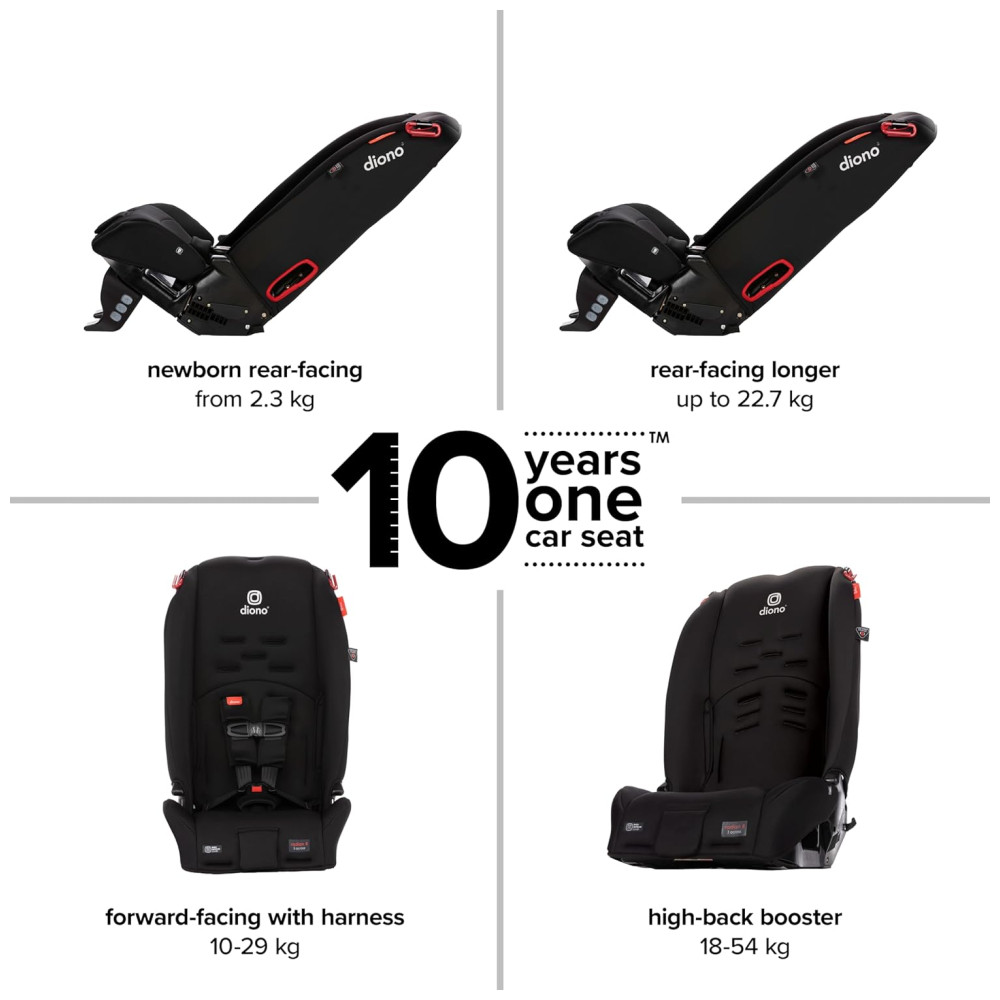 ECTQPV7P5F380B_1.jpg - Cadeira de Bebê para carro Radian conversível preto DIONO 50620 Preto