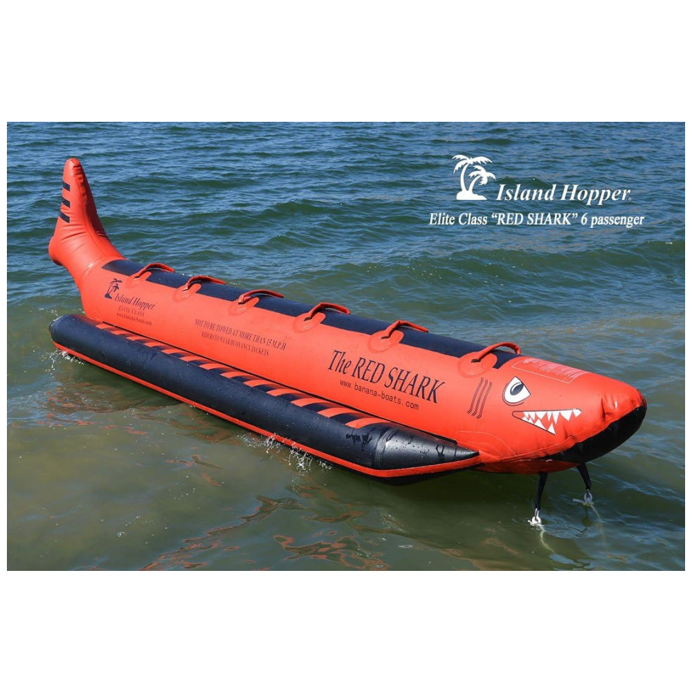 ECTQQ4MF0ZC10B_0.jpg - Boia Rebocável Aquática para 6 Pessoas ISLAND HOPPER RSPVC 6 Vermelho