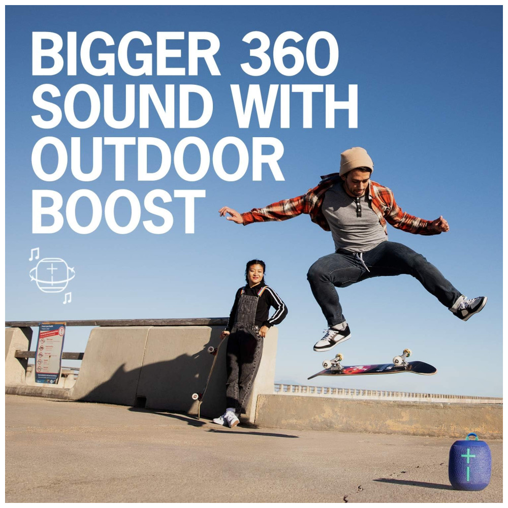 ECTQQ7D6PFN70B_1-1.jpg - Caixa de Som Bluetooth Portatil WONDERBOOM 2 a Prova d IP67 com 13H de Reprodução e Som Big Bass 360 ULTIMATE EARS 984 001549 Vermelho