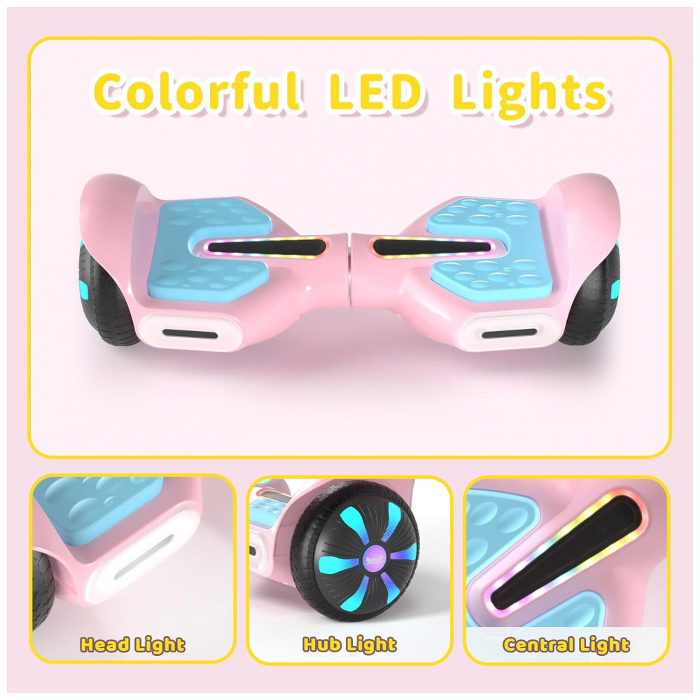 ECTQQ8X49YFD0B_4-1.jpg - Hoverboard SIMATE Rosa e Azul 6,5