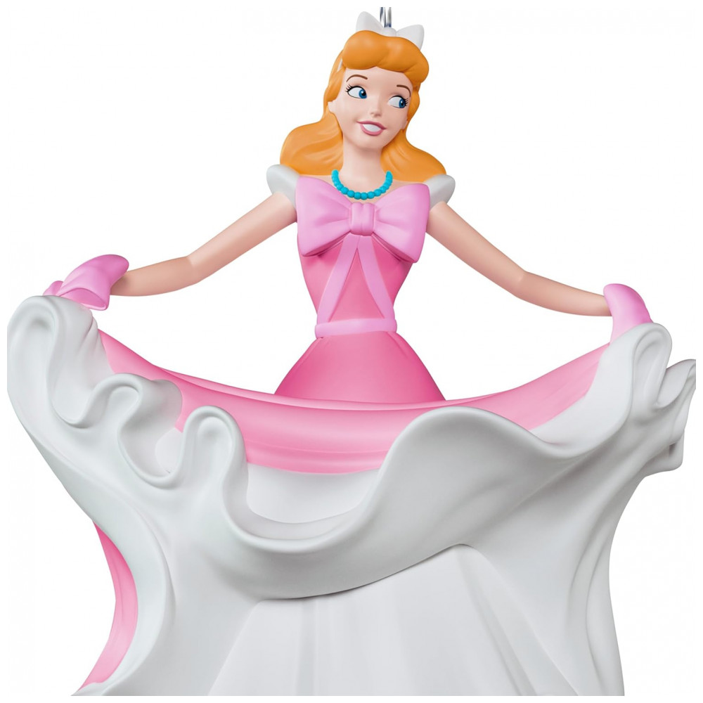 ECTQQB9NB3RD0B_4-1.jpg - Enfeite de Natal Hallmark Keepsake 2025, Disney Cinderela Um Lindo Vestido para Cinderela Musical