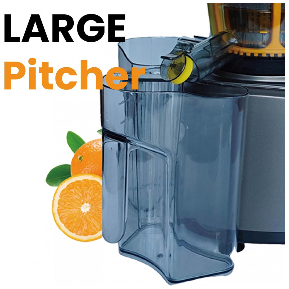 Extrator de Sucos EMB Ironblade IBLJU20 Cold Press, Alto Rendimento, Operação Silenciosa 55dB, Boca Larga 75mm, Motor de Cobre Completo, Livre de BPA, - Imagem 5