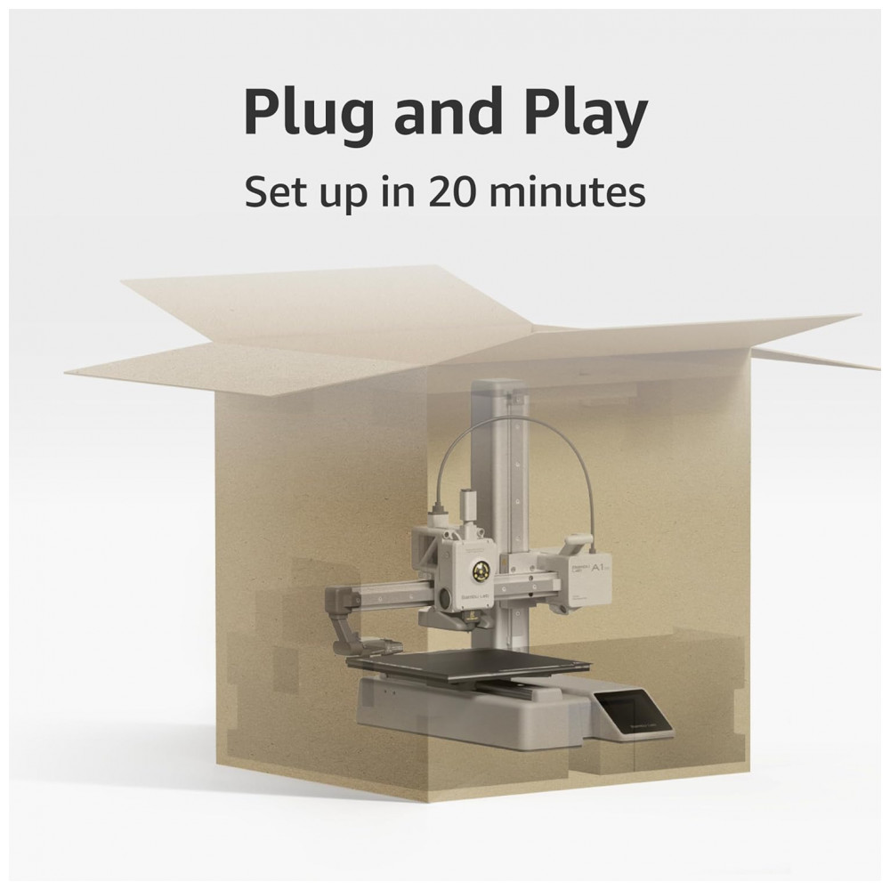 ECTQQQKBJYRC0B_3-1.jpg - Impressora 3D Bambu Lab A1 Mini, Suporte para Impressão Multicolorida, Configuração em 20 Minutos, Precisão em Alta Velocidade, BAMBULAB,